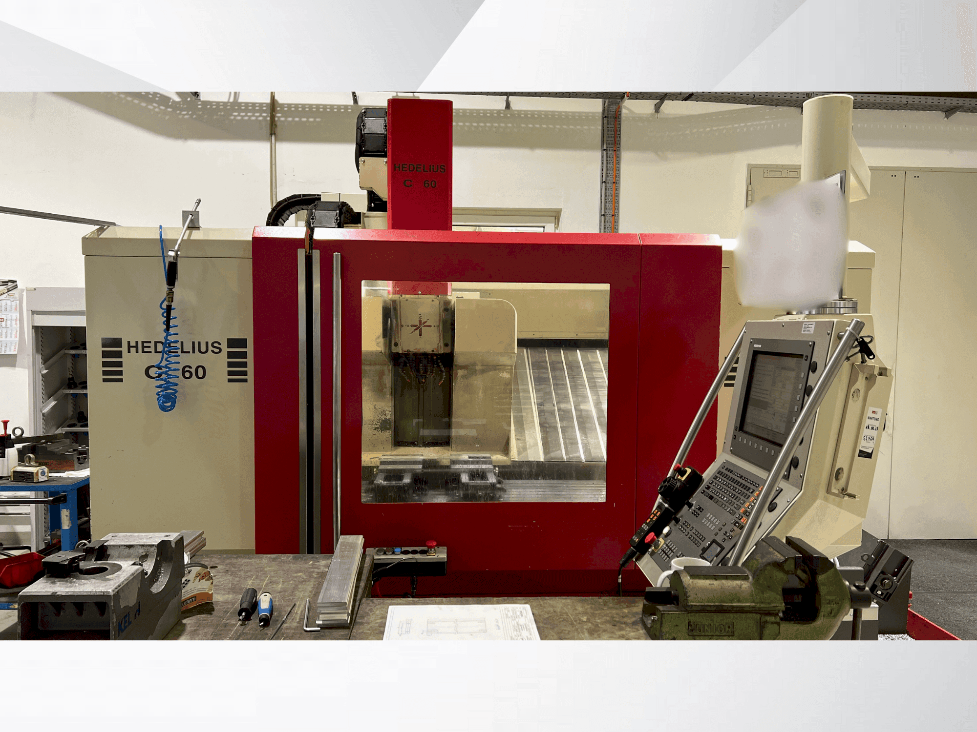 Vista frontal de la máquina HEDELIUS C60S-1200