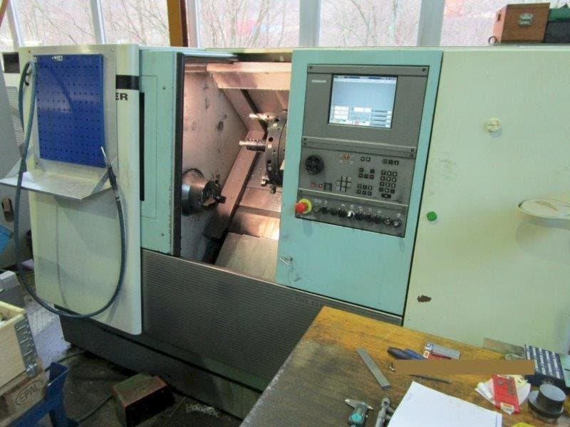 Vista frontal de la máquina Gildemeister CTX 310 V3