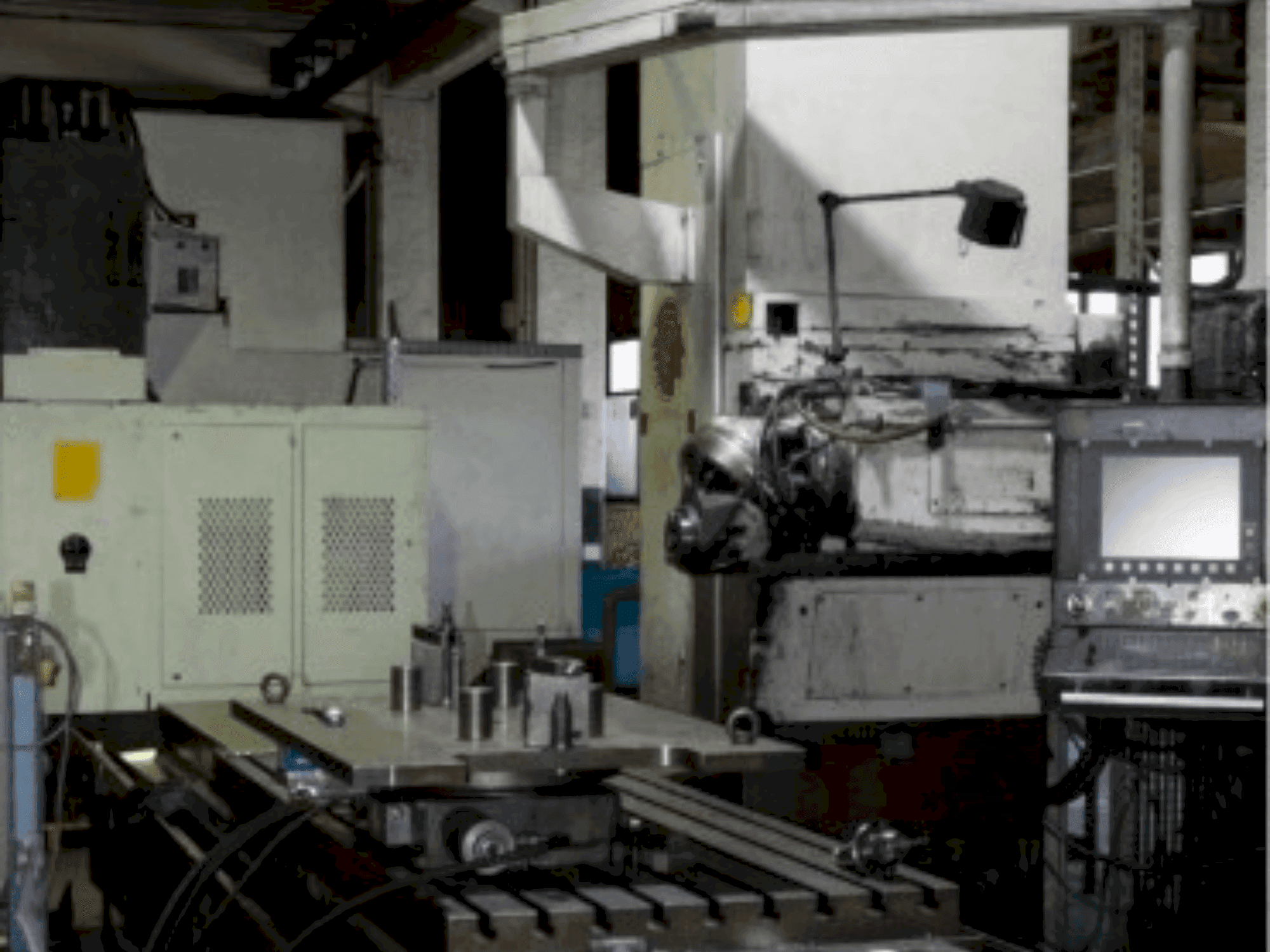 Vista frontal de la máquina Huron X 61 38 (1991)