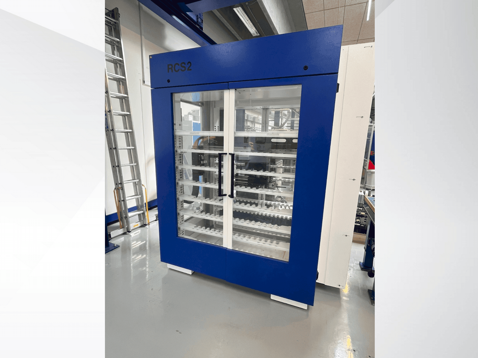 Vista lateral der RÖDERS RCS2 Maschine