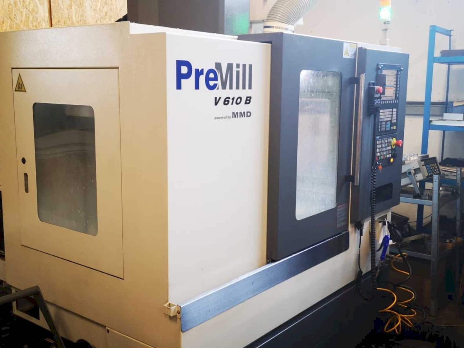 Vista frontal de la máquina PreMill V 610 B