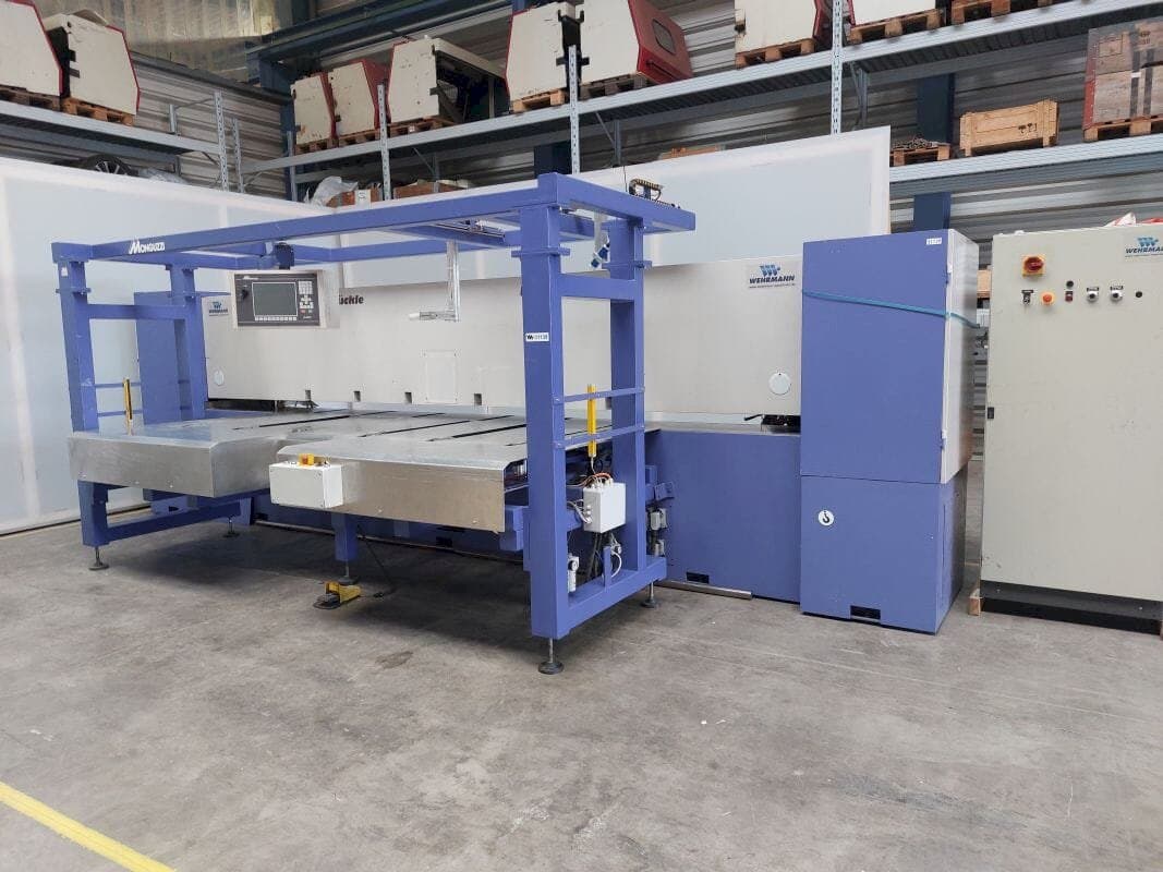 Vista frontal de la máquina FISCHER & RüCKLE Veneer scissors