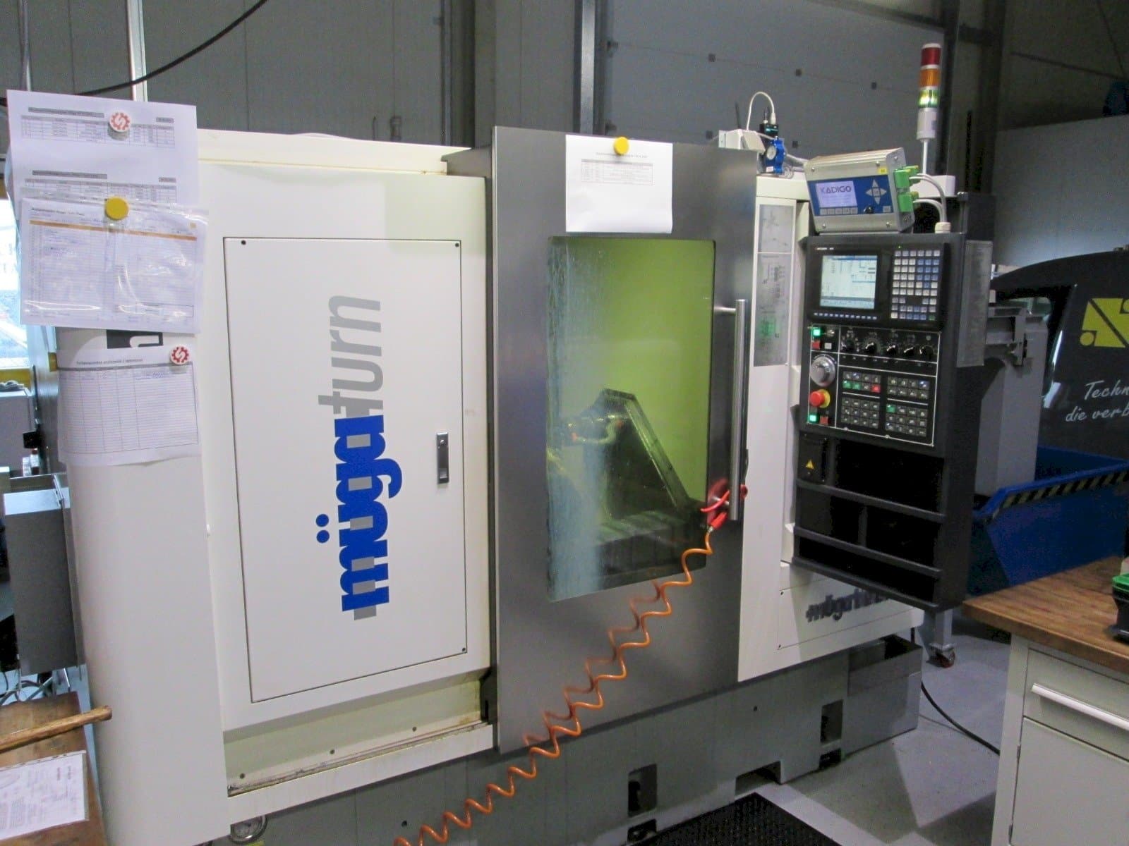 Vista frontal de la máquina Muga iTwin