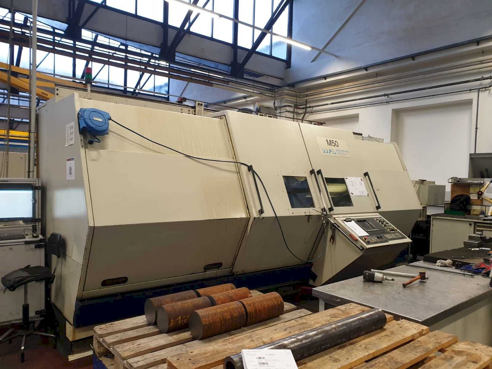 Vista frontal de la máquina WFL M50