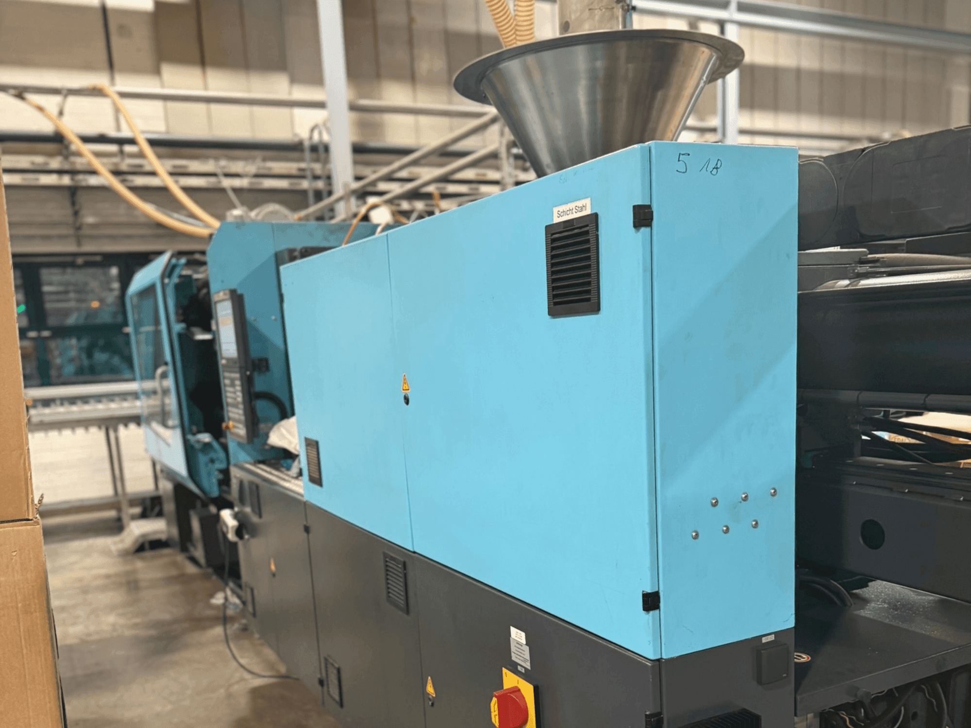 Vista frontal de la máquina SUMITOMO SHI DEMAG El-Exis S250/630-1600