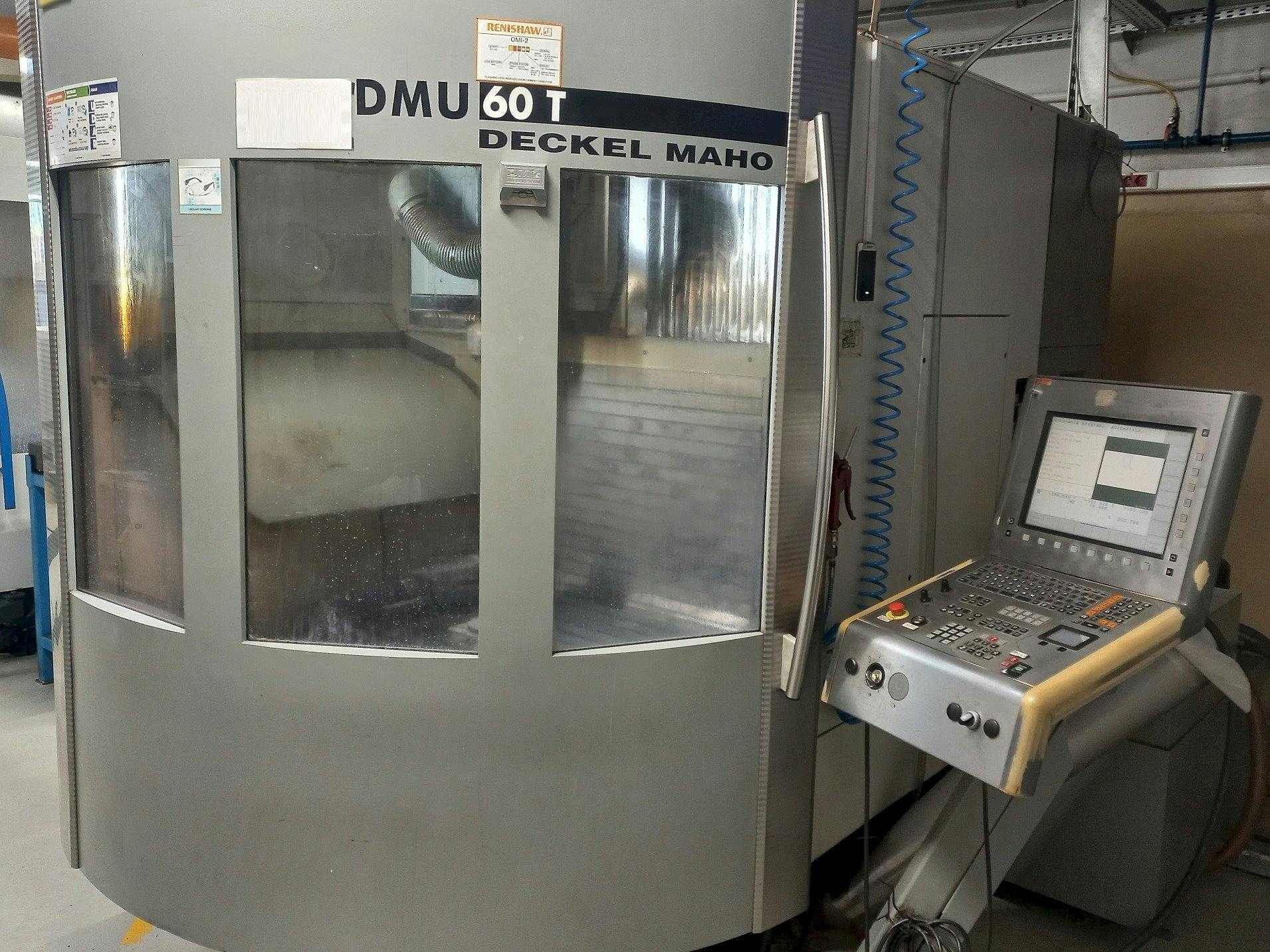 Vista frontal de la máquina DMG DMU 60T