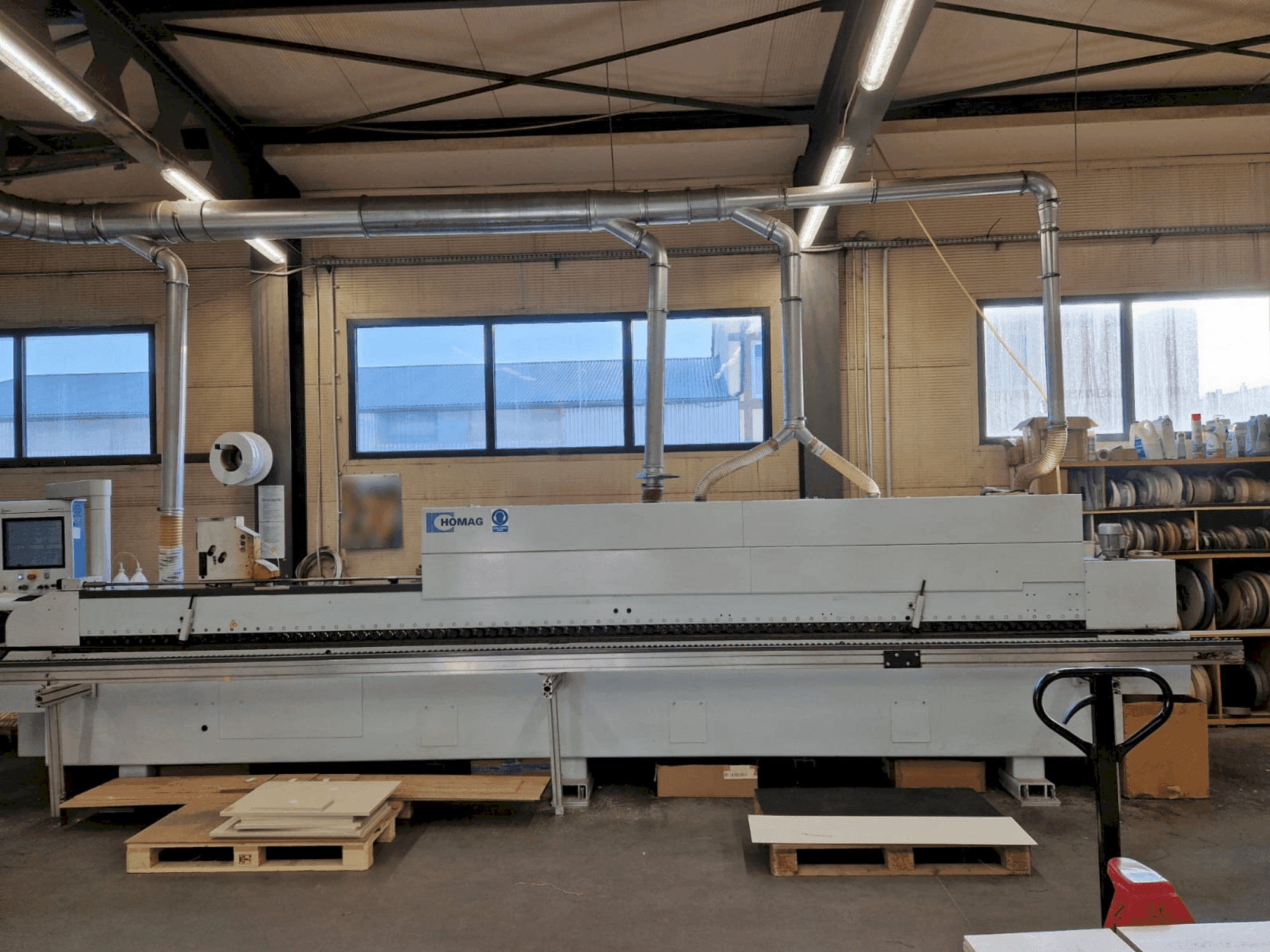 Vista frontal de la máquina HOMAG KAL210 Ambition 2262