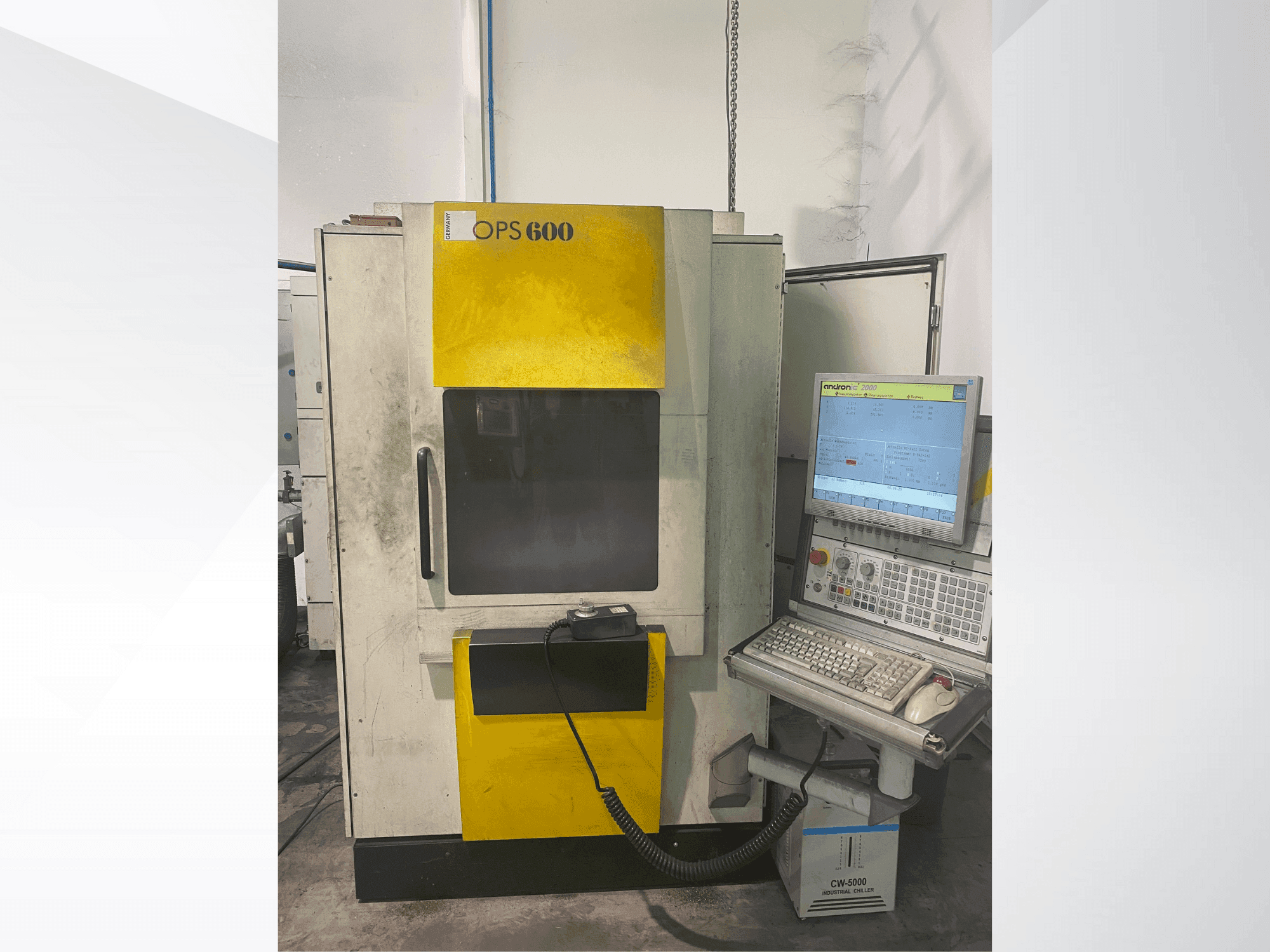 Vista frontal de la máquina OPS INGERSOLL OPS 600