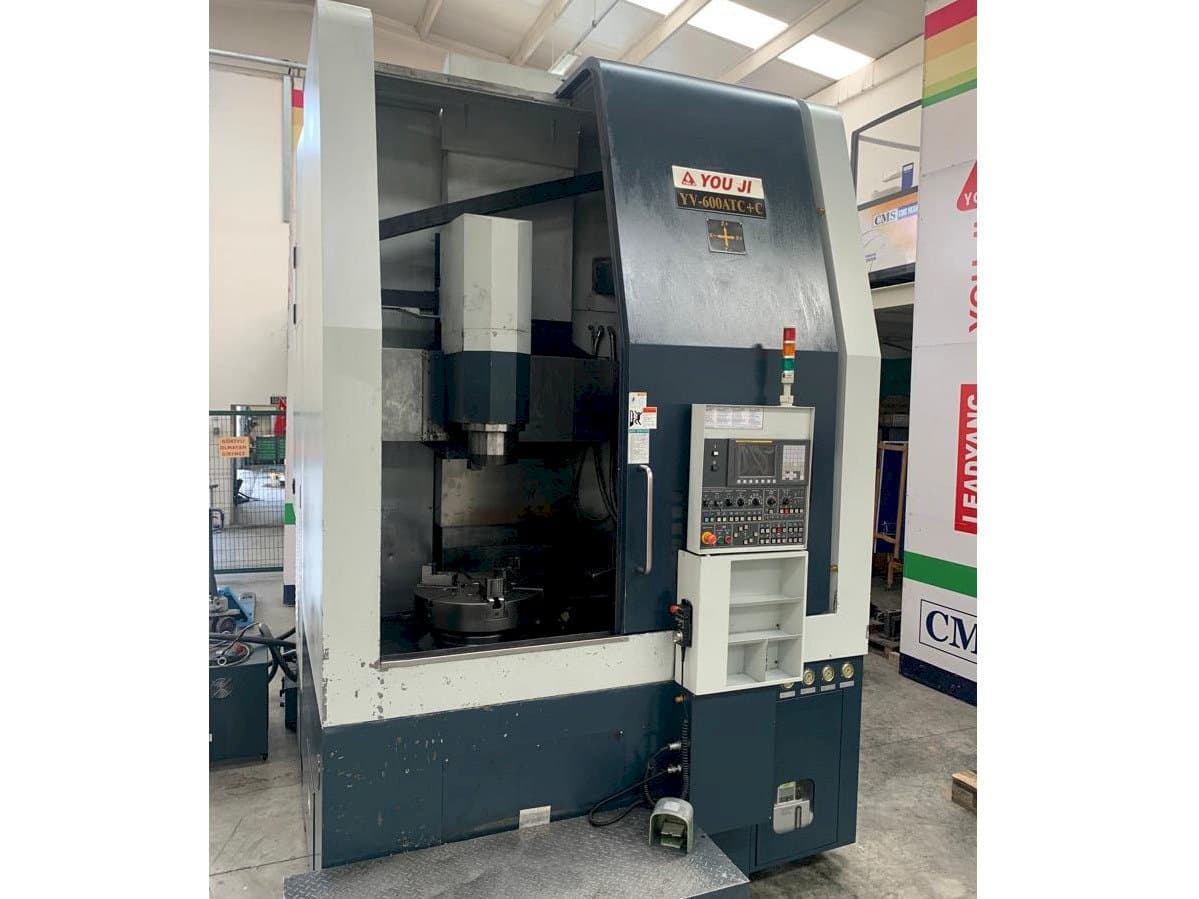 Vista frontal de la máquina YOU JI Yv 600ATC+C