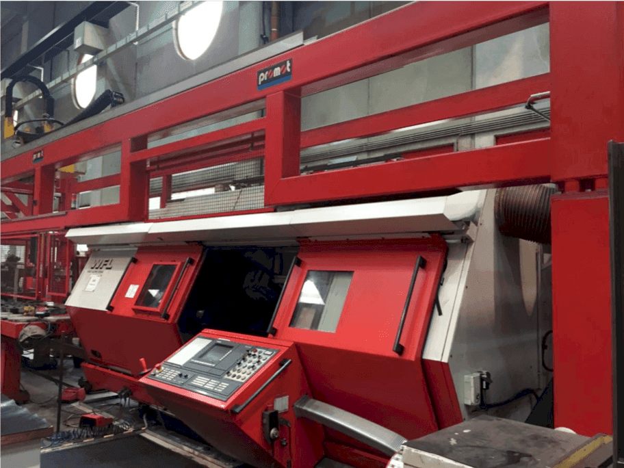 Vista frontal de la máquina WFL M50