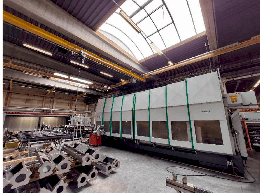 Vista frontal de la máquina Unisign Univers 6