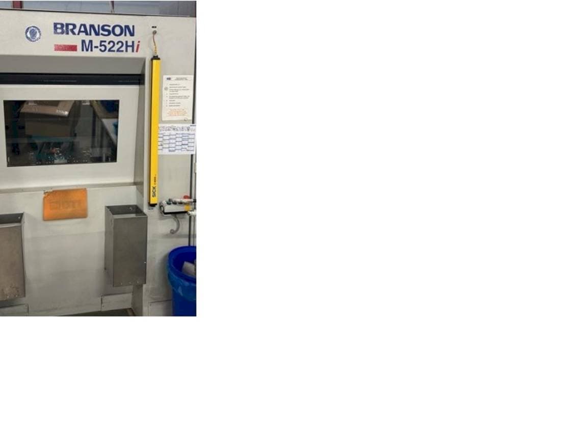 Vista frontal de la máquina BRANSON M-522Hi (2010)