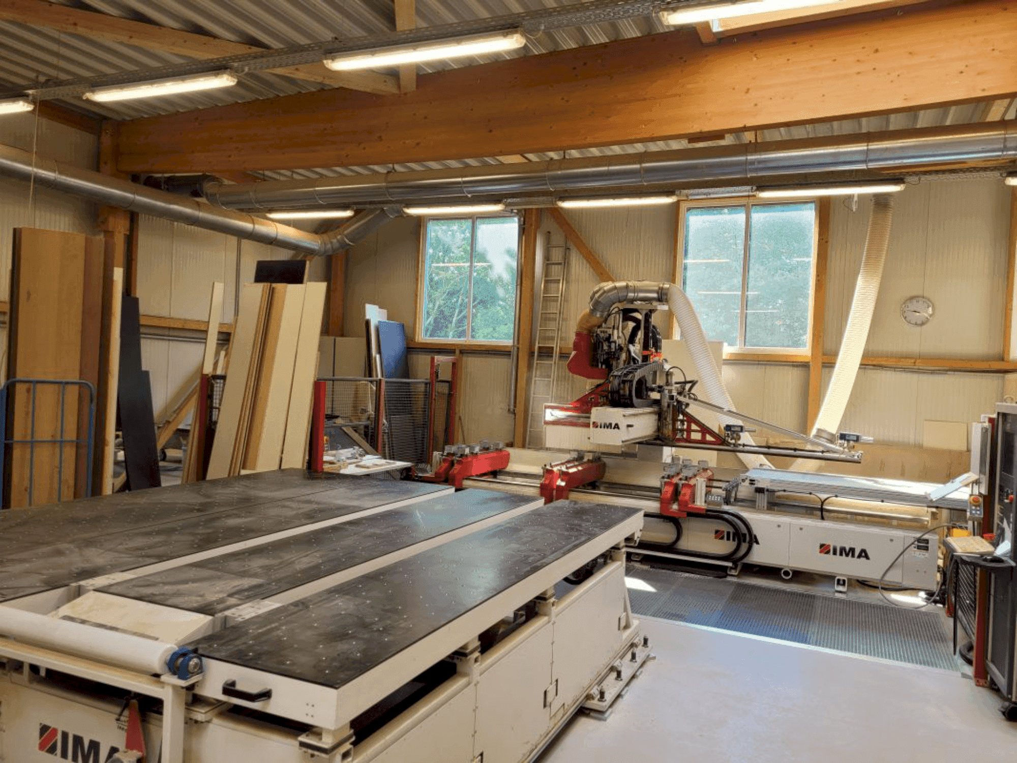 Vista frontal de la máquina IMA BIMA CUT 120/300