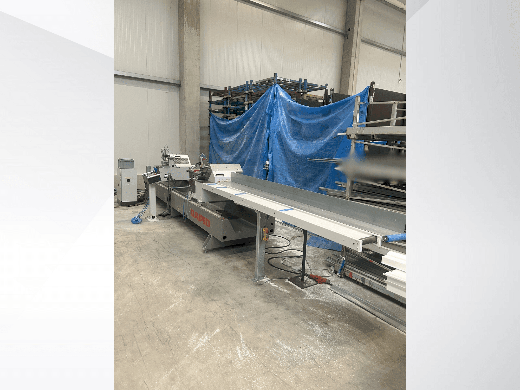 Vista frontal de la máquina RAPID DGL 200-E