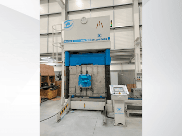 Vista frontal de la máquina MILLUTENSIL MIL 163