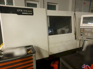 Vista frontal de la máquina DMG GILDEMEISTER ecoline CTX 510 eco V3