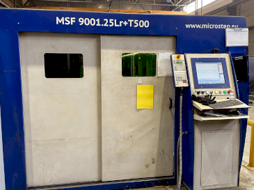 Vista frontal de la máquina MicroStep MSF 9001.25Lr+T500 (2015)