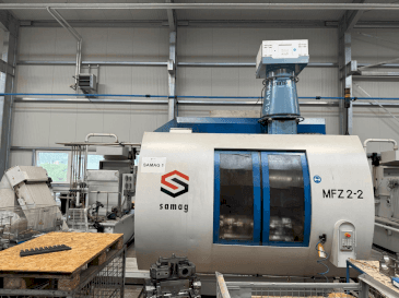 Vista frontal de la máquina SAMAG MFZ 2-2 (2007)