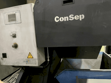 Vista frontal de la máquina Mazak FH 8800