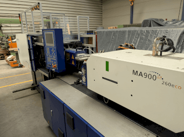 Vista frontal de la máquina HAITIAN MA900 II eco