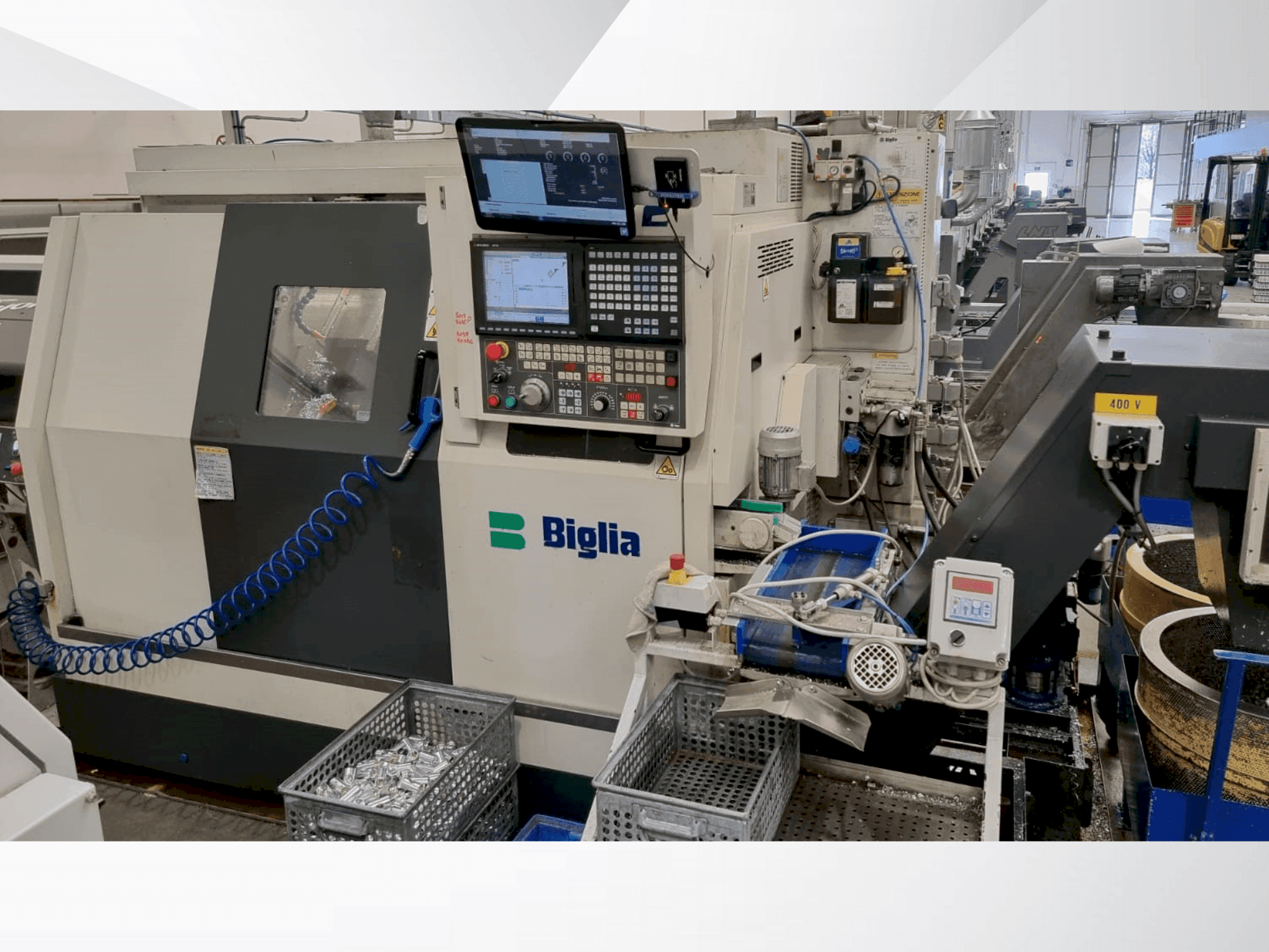 Vista frontal de la máquina Biglia B436 Y2