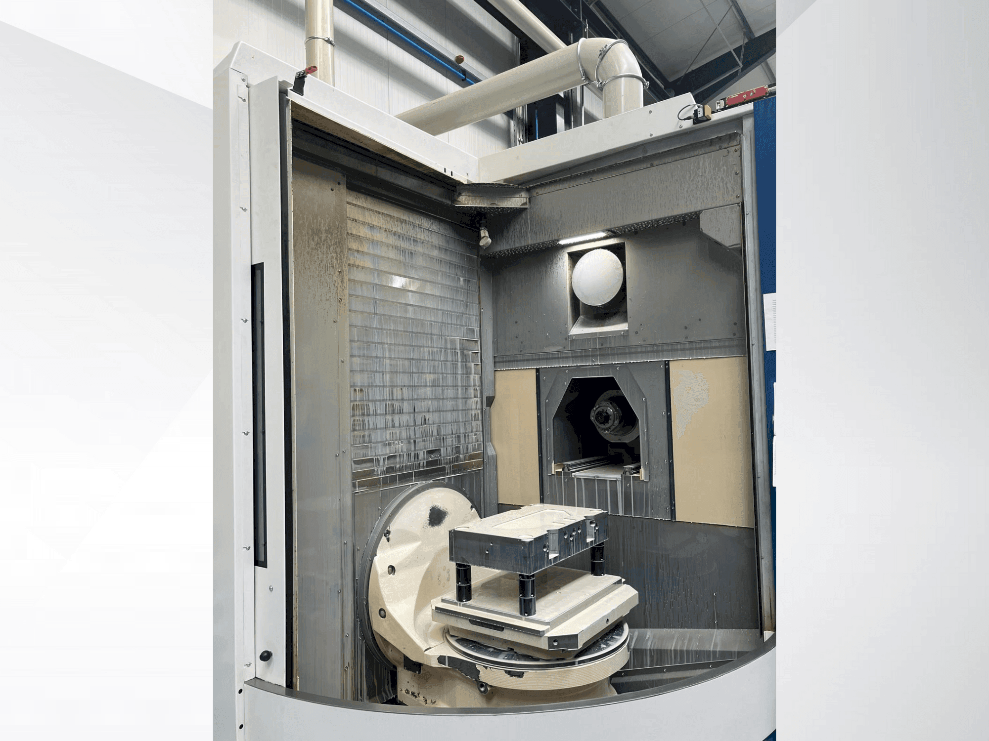 Espacio de trabajo de la máquina GROB G550a