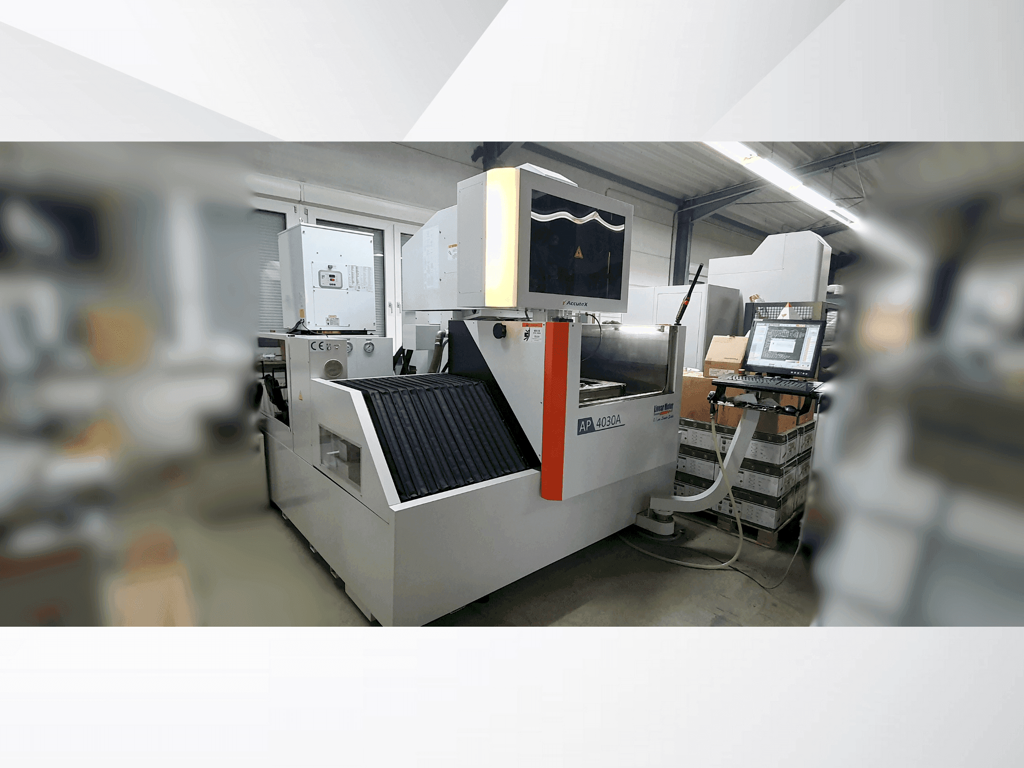 Vista frontal de la máquina AccuteX AP 4030A