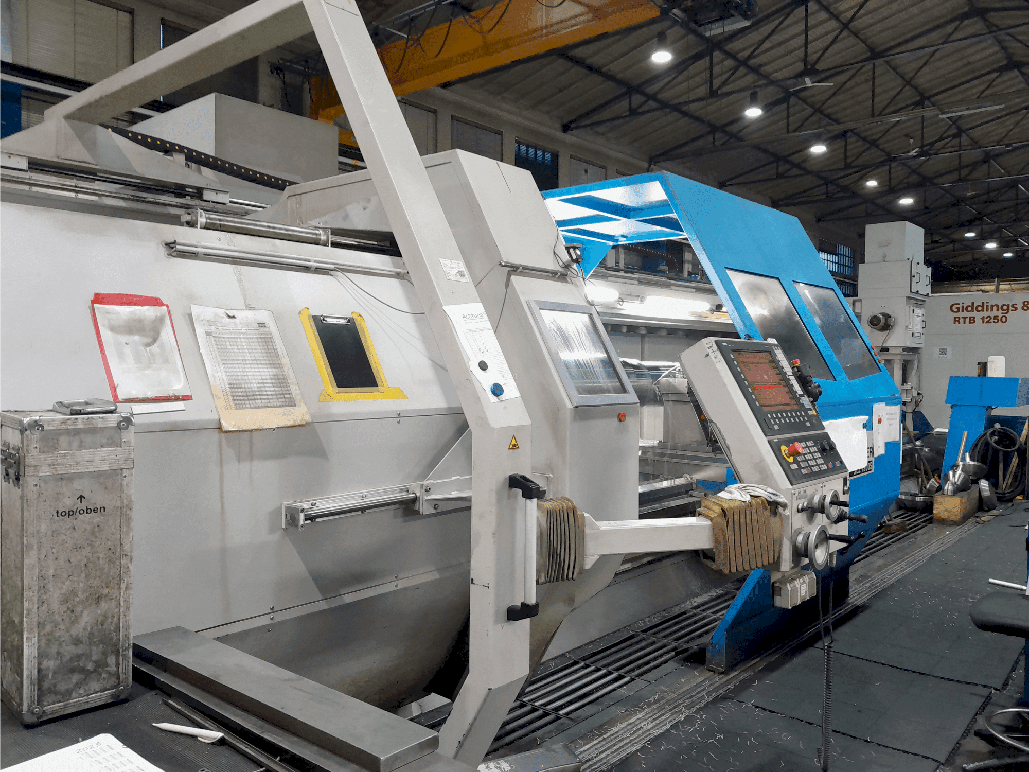 Vista frontal de la máquina SEIGER SLZ 1200S