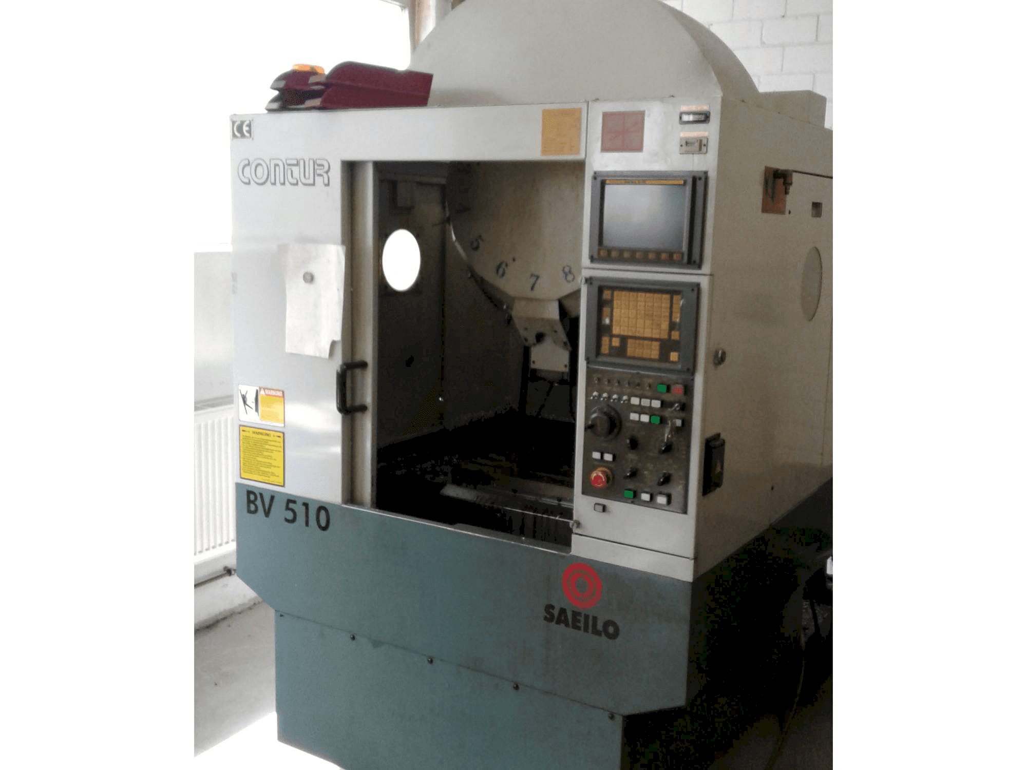 Vista frontal de la máquina Saeilo BV 510