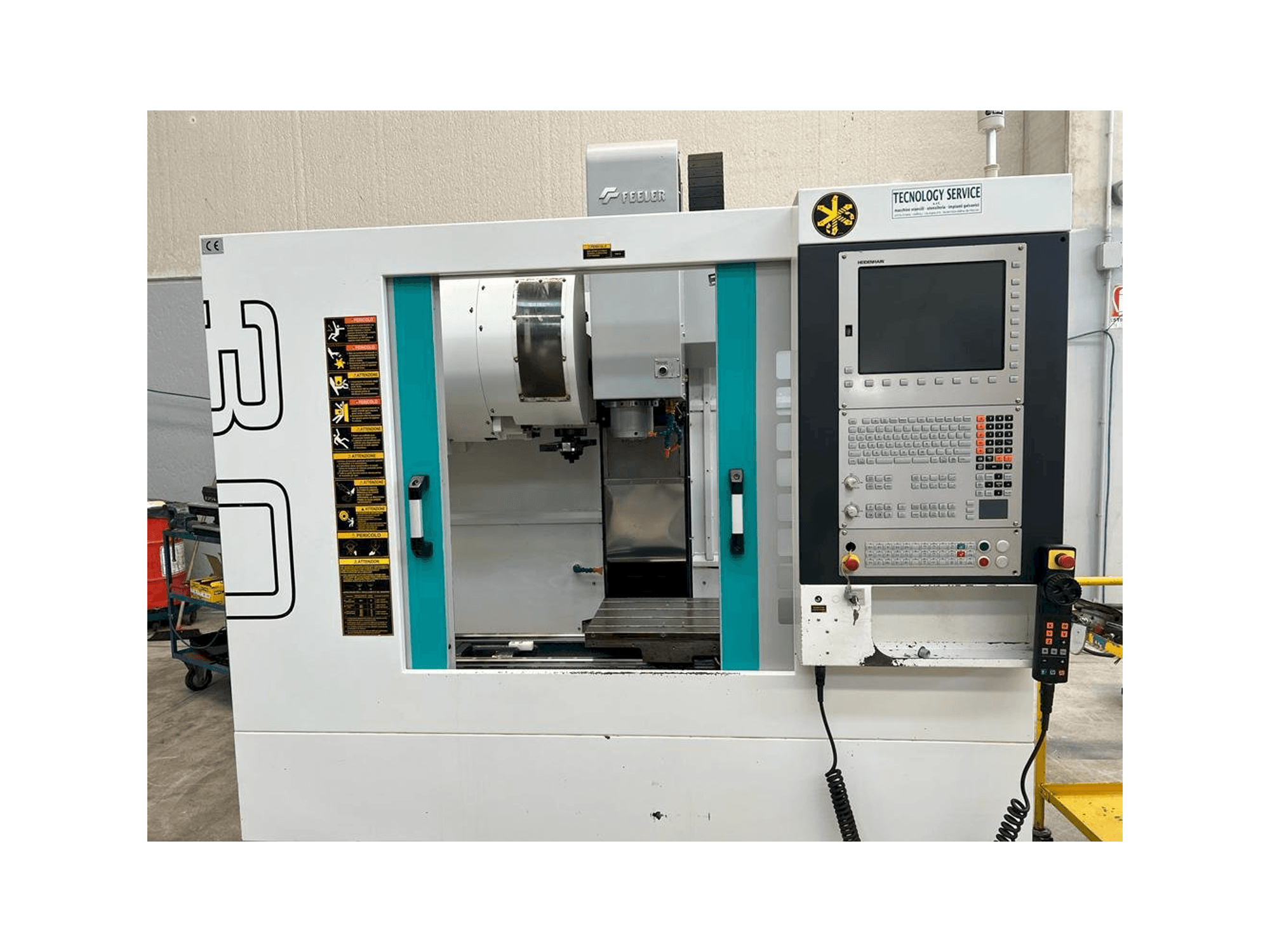 Vista frontal de la máquina Feeler VMP-30A