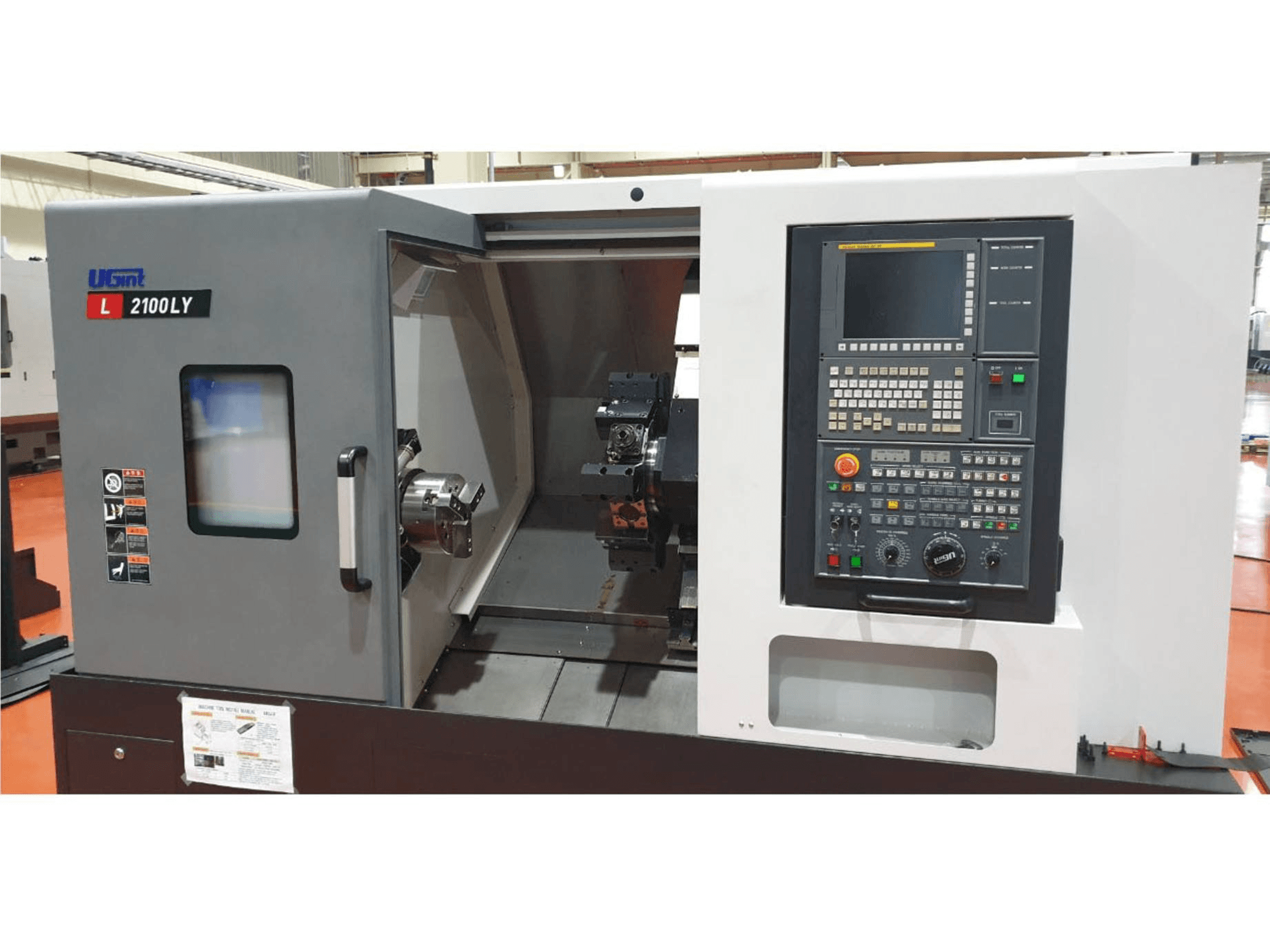 Vista frontal de la máquina UGINT L2100LY