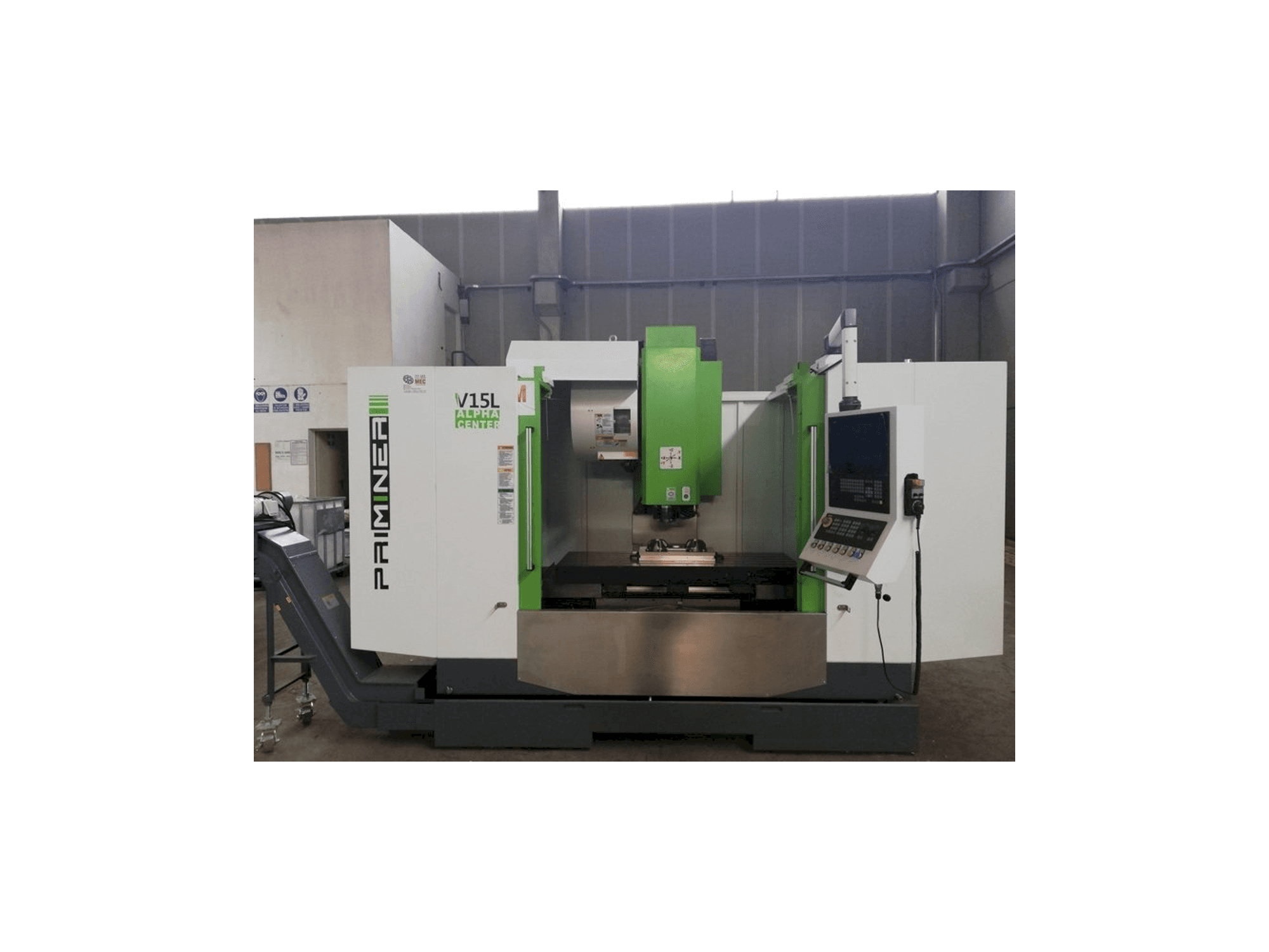 Vista frontal de la máquina Priminer V 15L