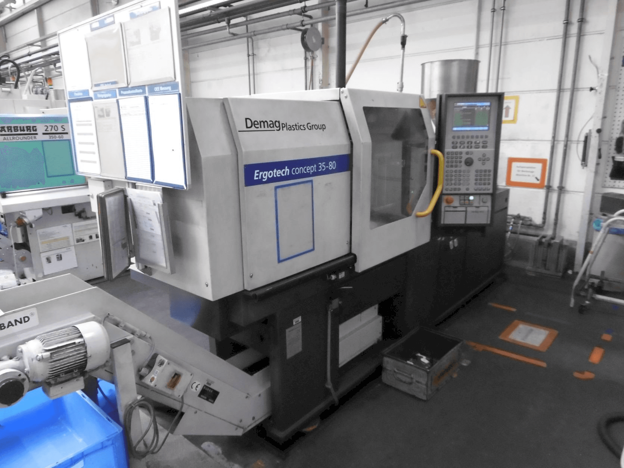 Vista frontal de la máquina DEMAG Ergotech Concept 35 - 280 - 80