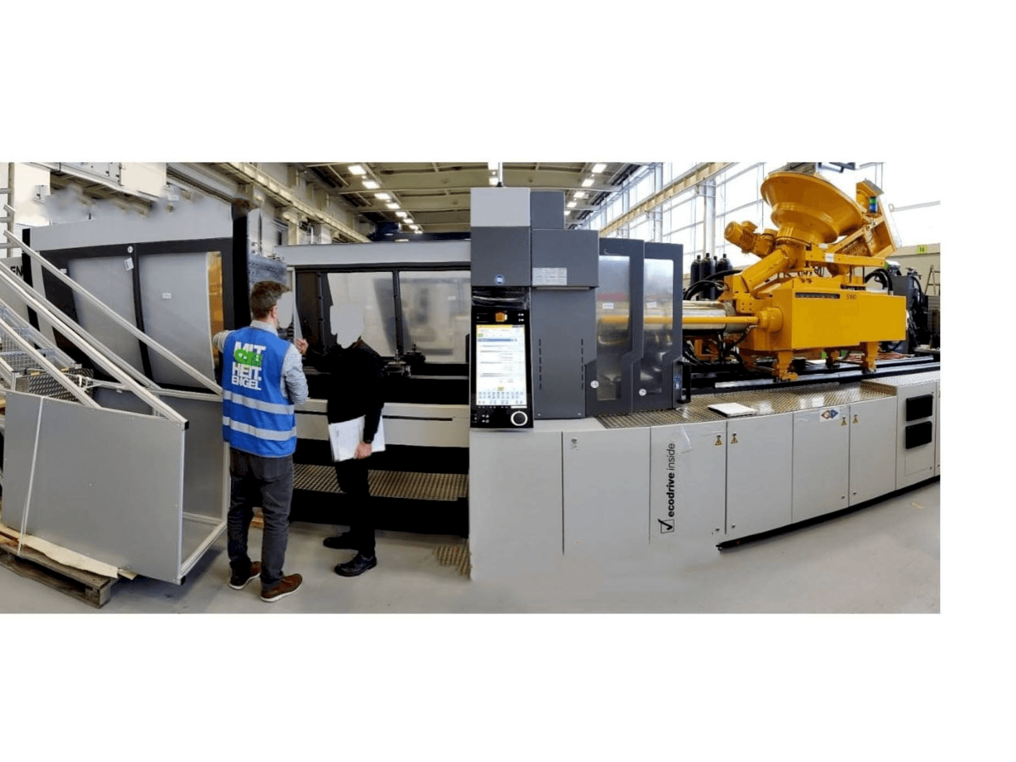 Vista frontal de la máquina ENGEL Vc 5160/260