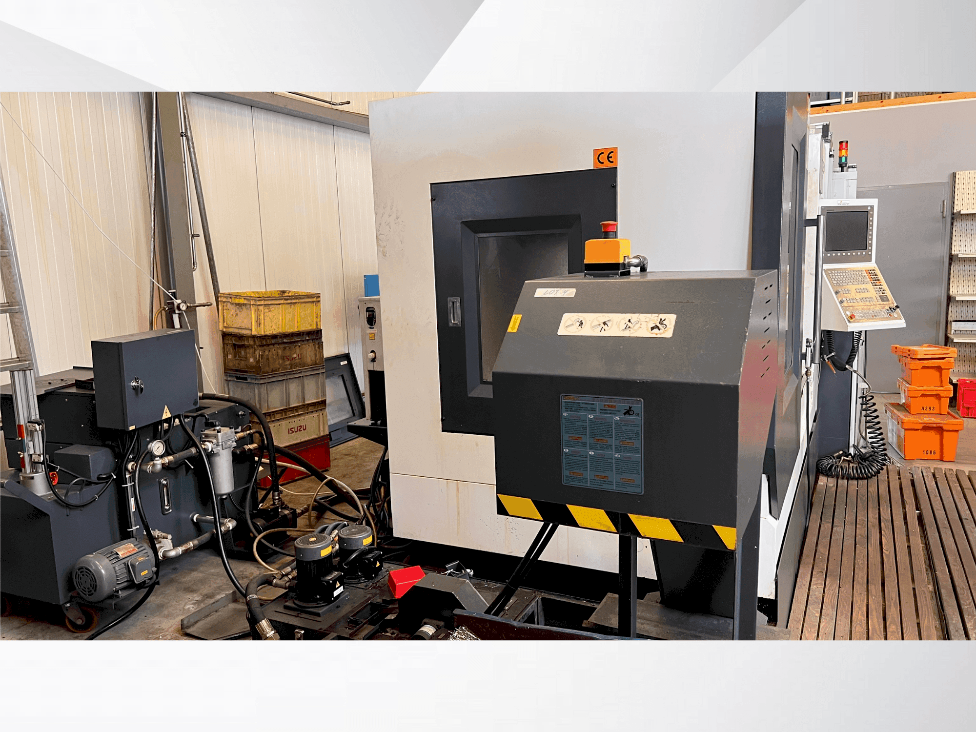 Vista frontal de la máquina POSmill C 1050