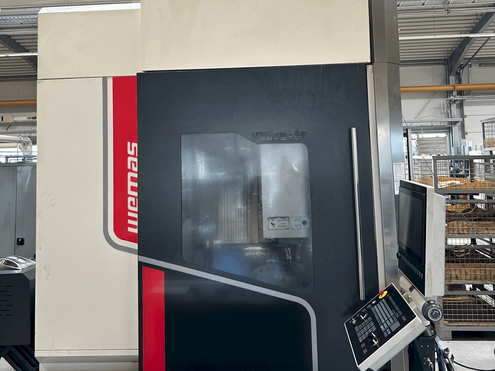 Vista frontal de la máquina WEMAS VZG 72-5A