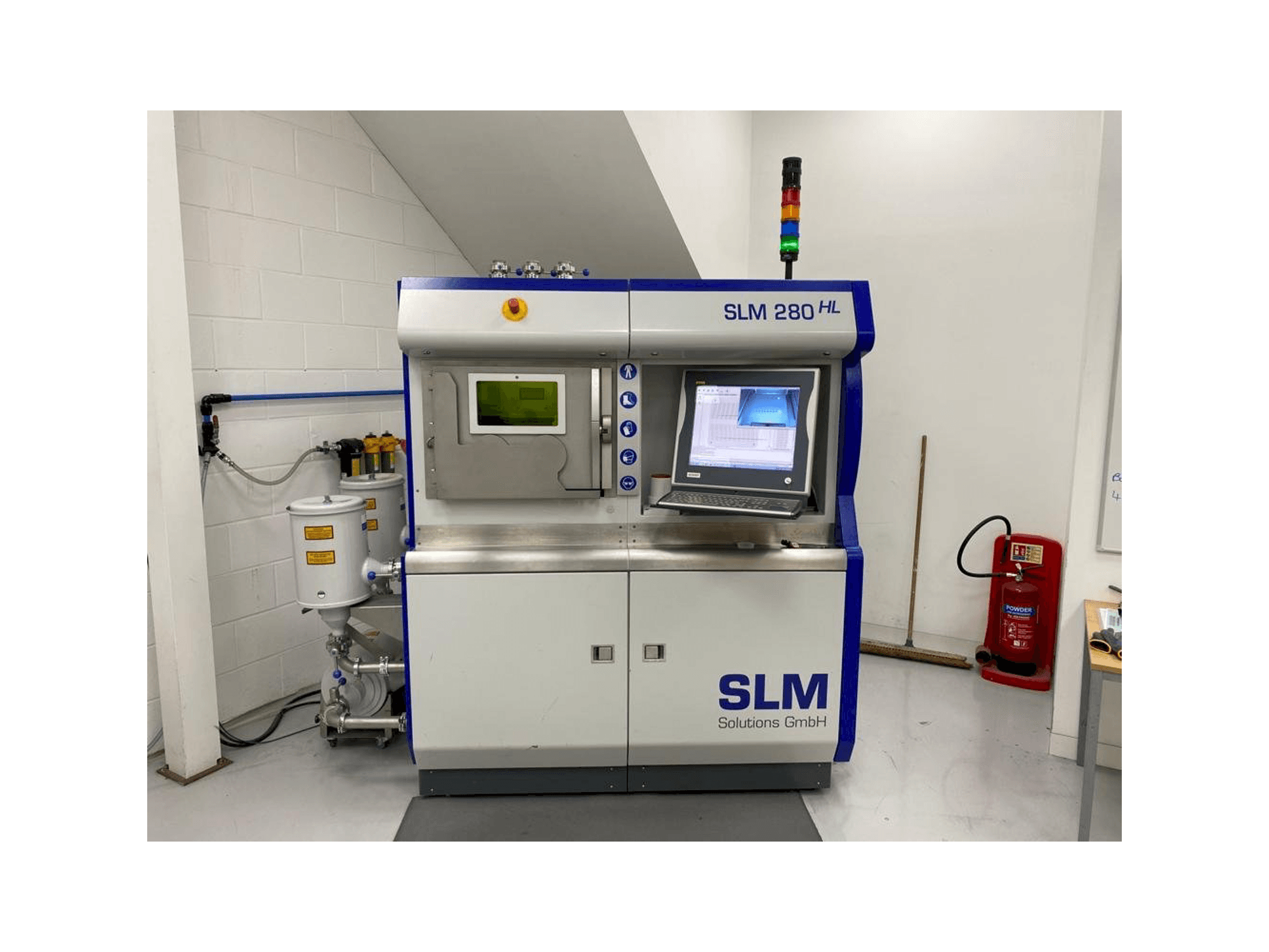 Vista frontal de la máquina SLM 280 HL