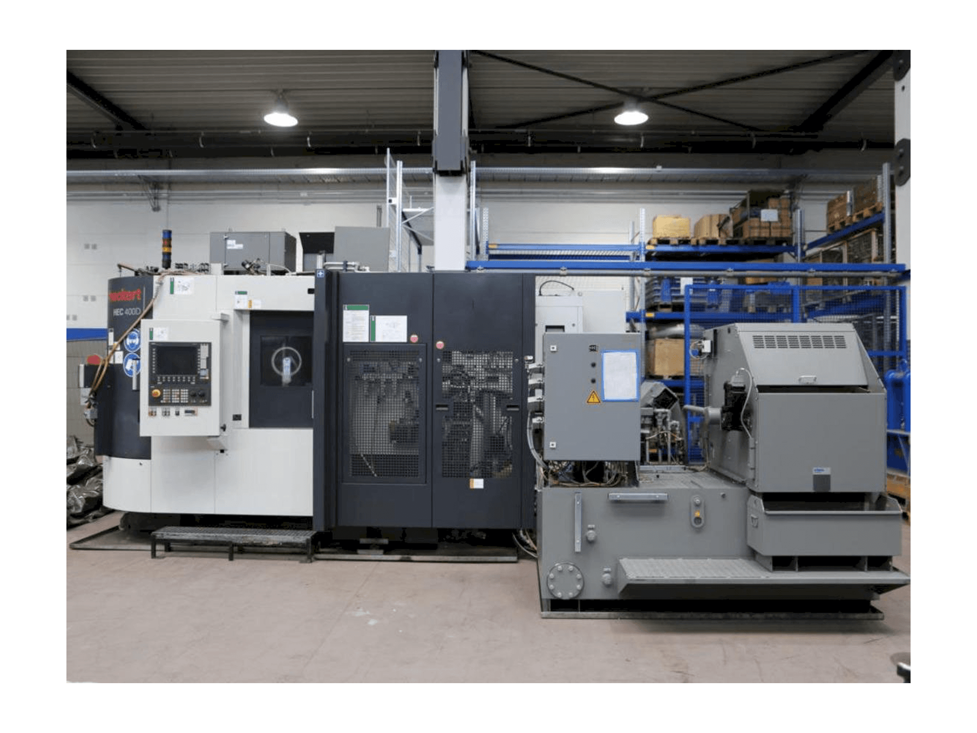 Vista frontal de la máquina Heckert HEC 400D