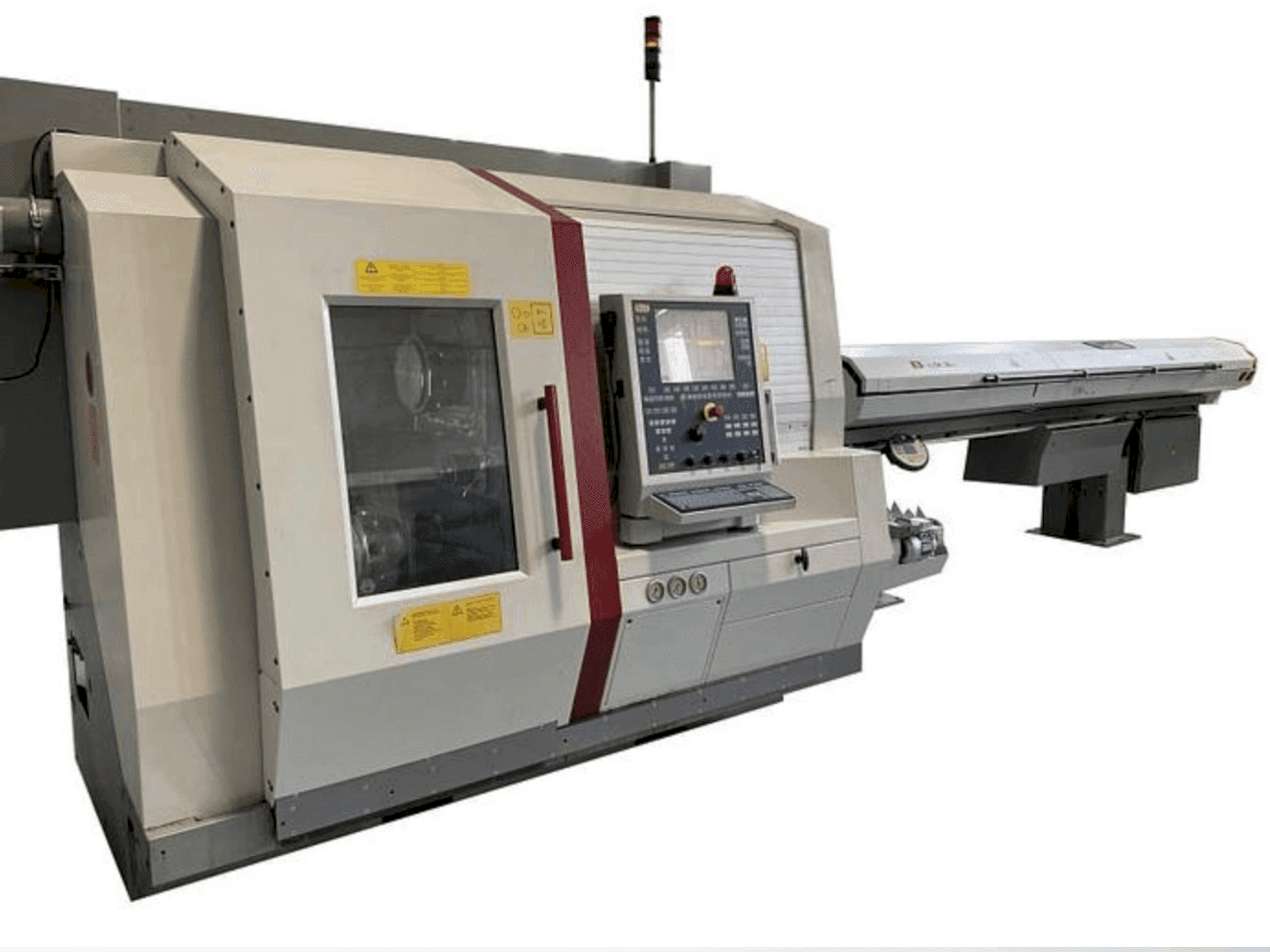 Vista frontal de la máquina TRAUB TNL 32-7