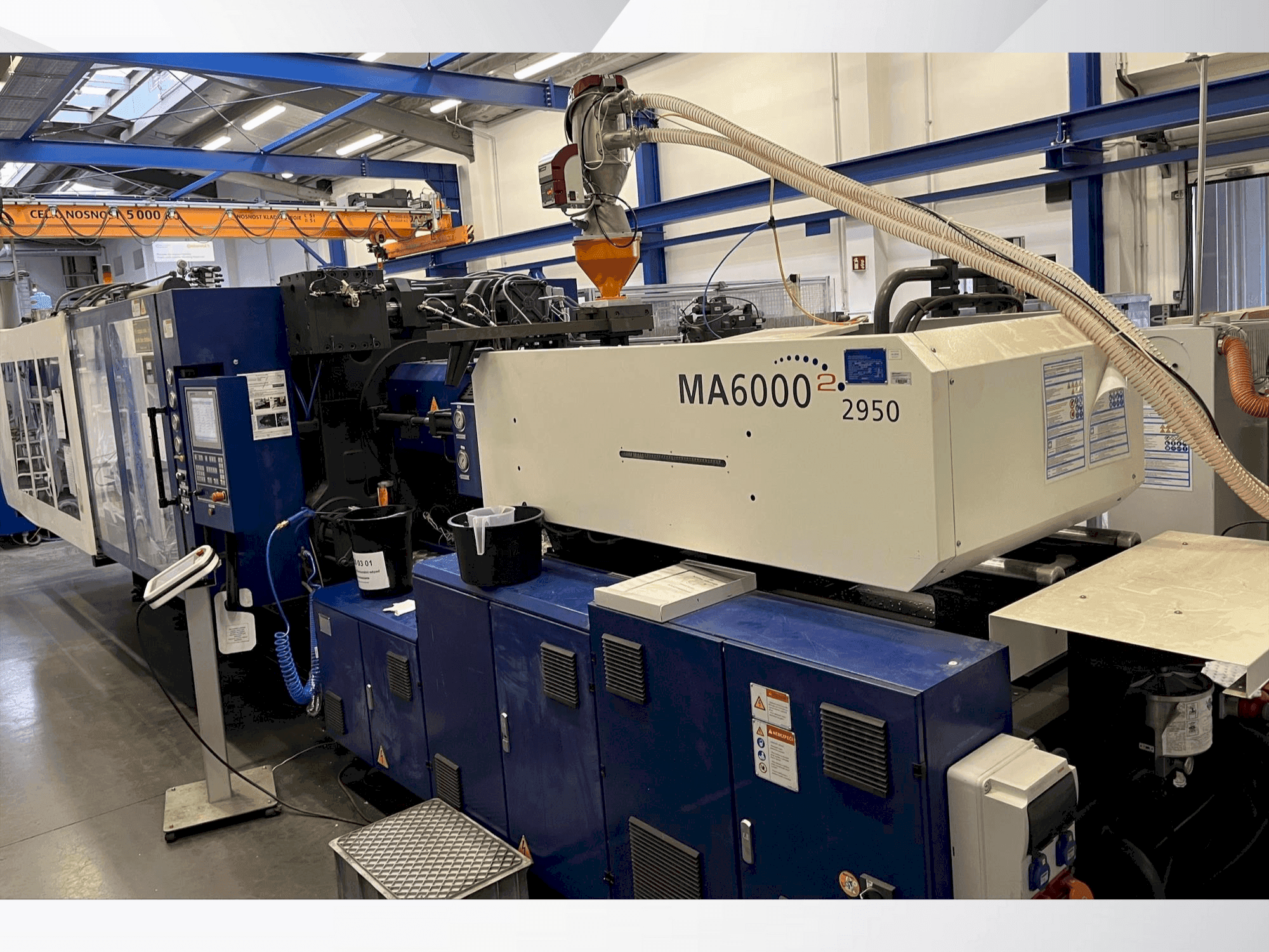 Vista frontal de la máquina HAITIAN MARS MA6000 II