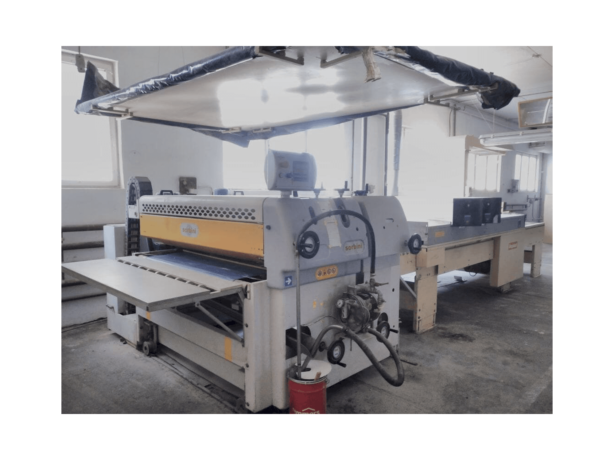 Vista frontal de la máquina SORBINI smartcoater sp1