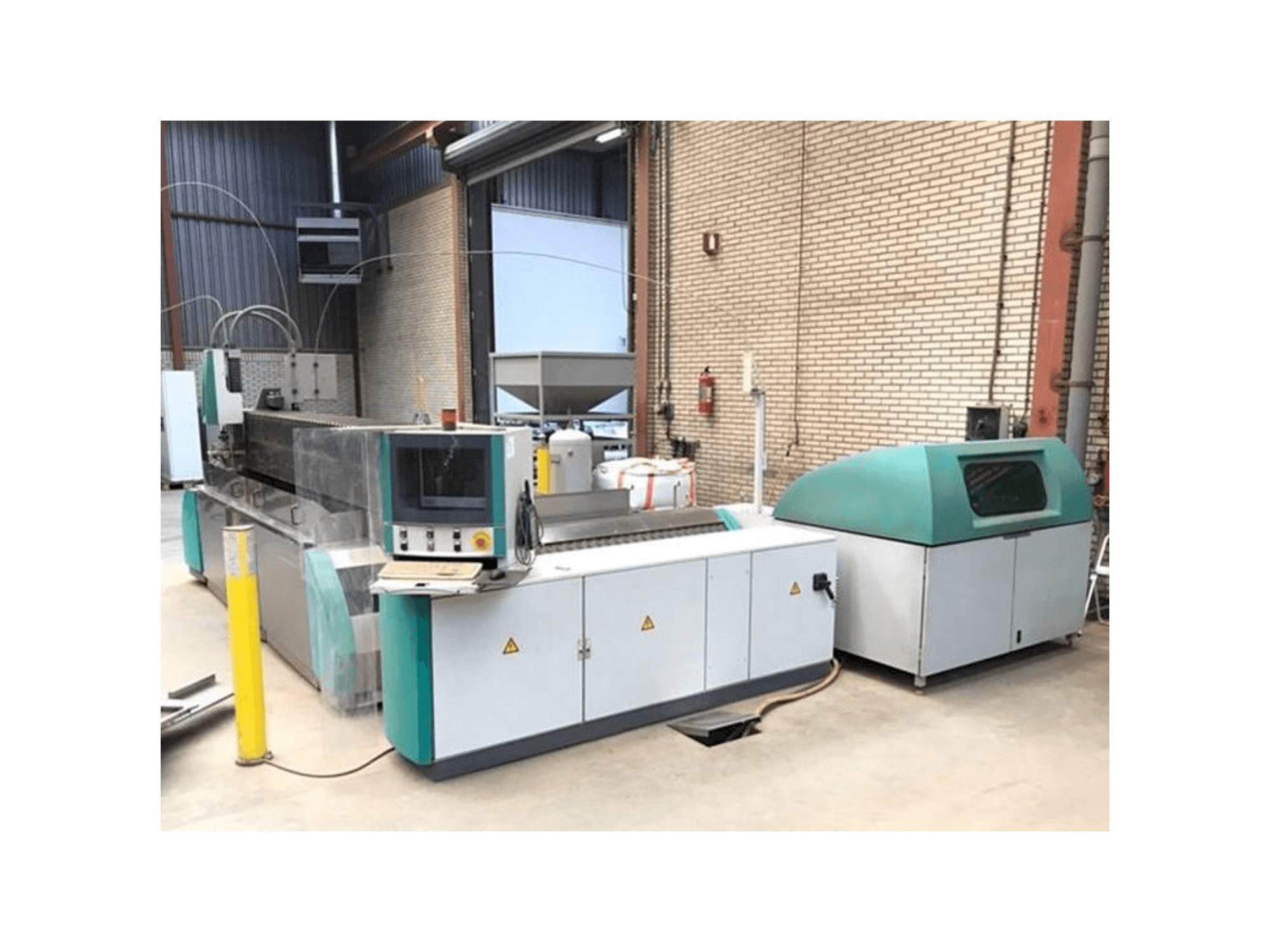 Vista frontal de la máquina Flow WMC 3020