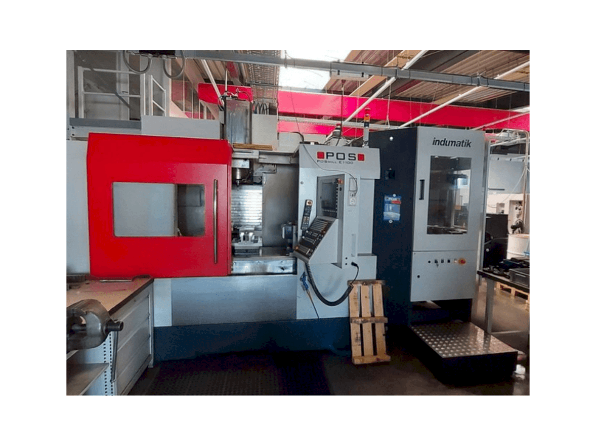 Vista frontal de la máquina POSmill POS E1100