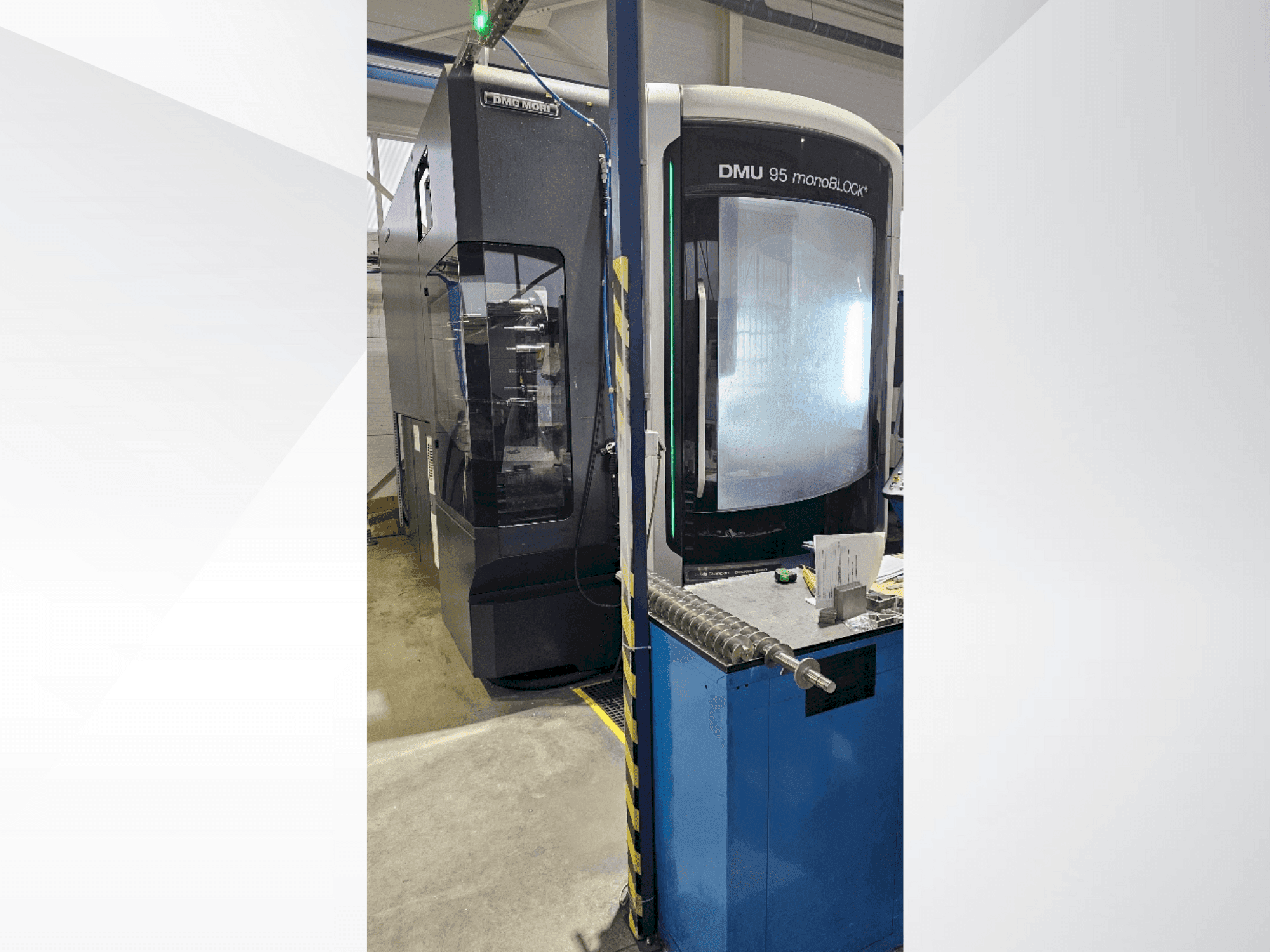 Vista frontal de la máquina DMG MORI DMU 95 monoBlock