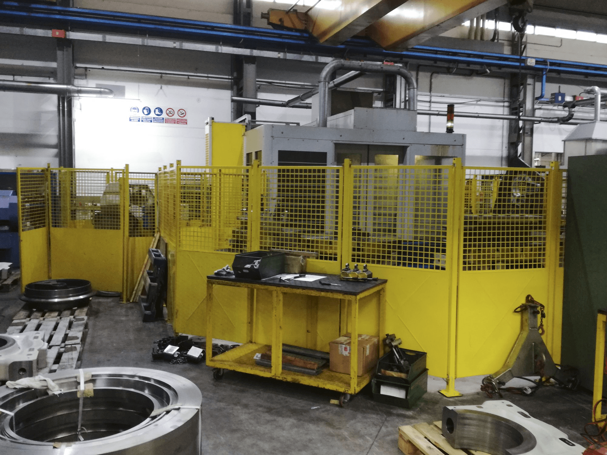 Vista frontal de la máquina Mandelli M8 UT