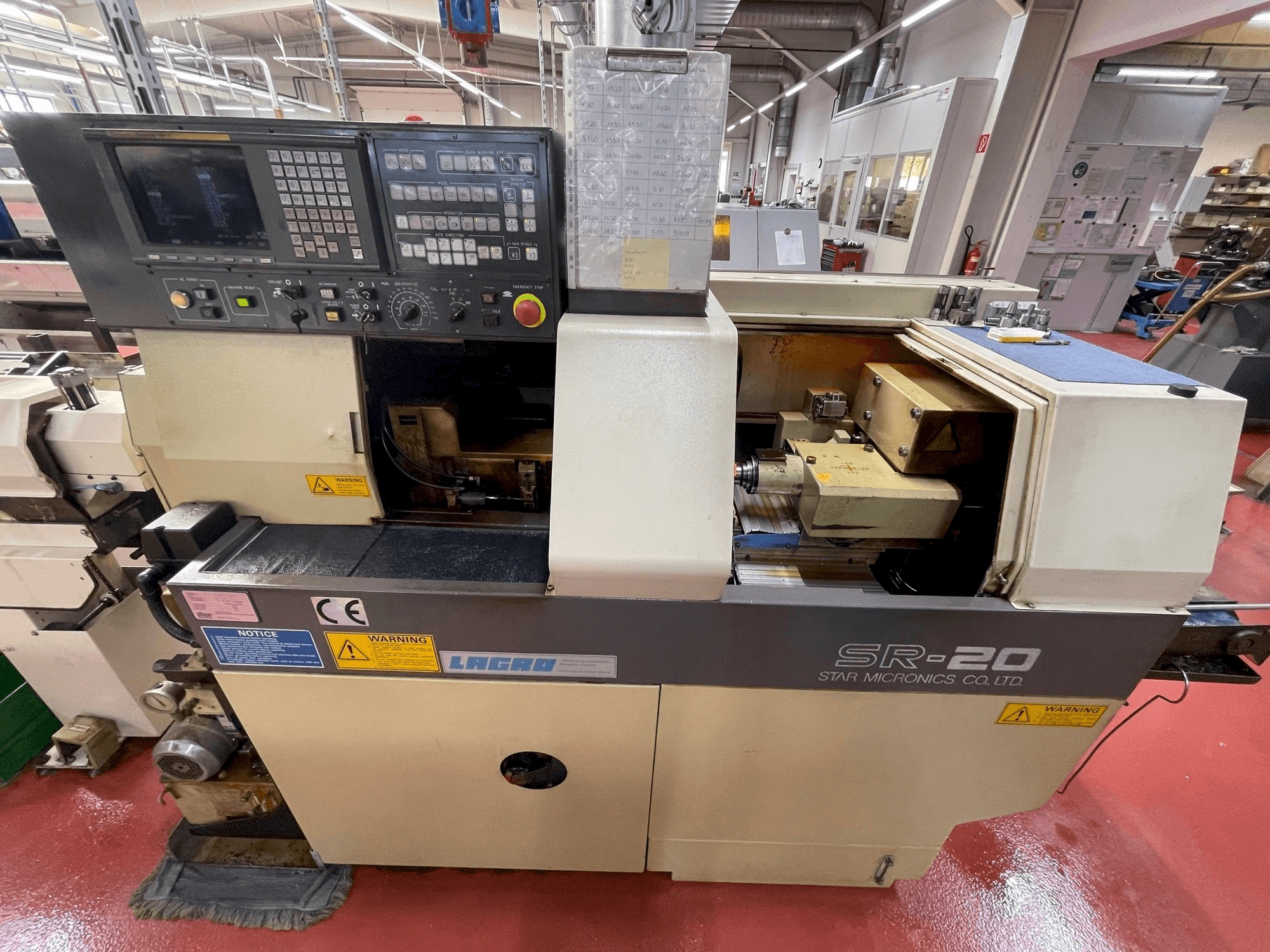 Vista frontal de la máquina Star SR-20