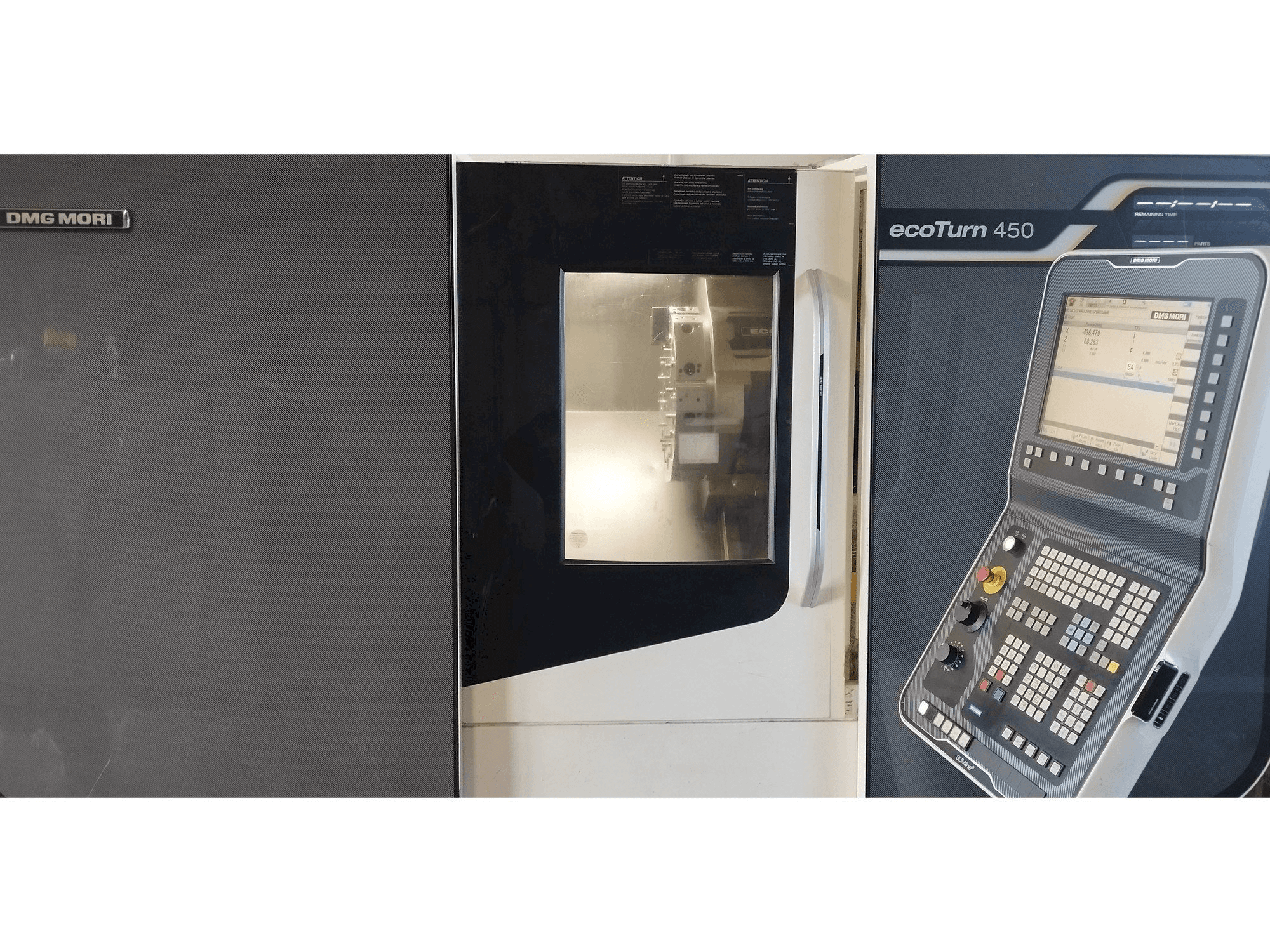 Vista frontal de la máquina DMG MORI EcoTurn 450