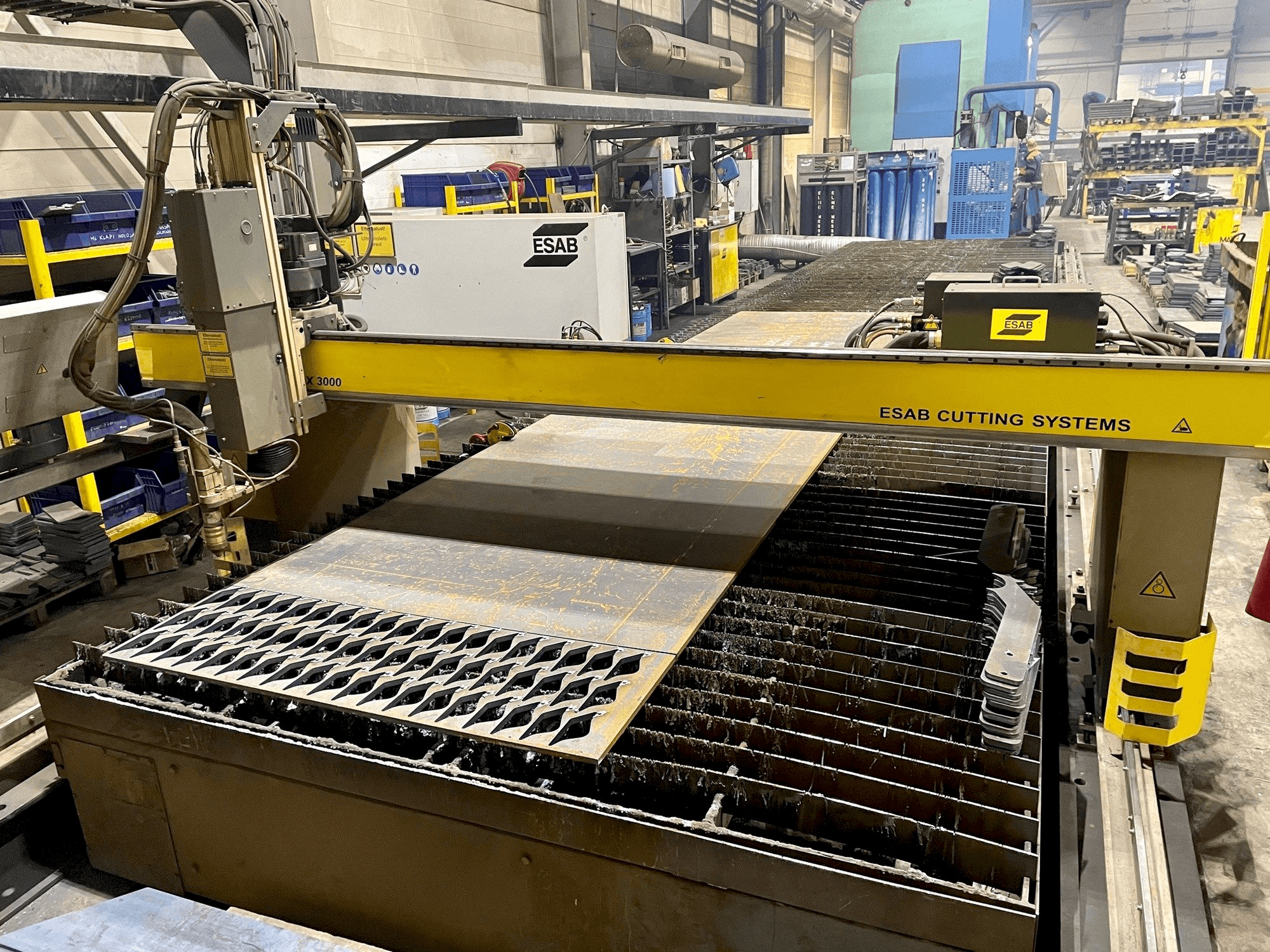 Vista frontal de la máquina ESAB Combirex DX 3000