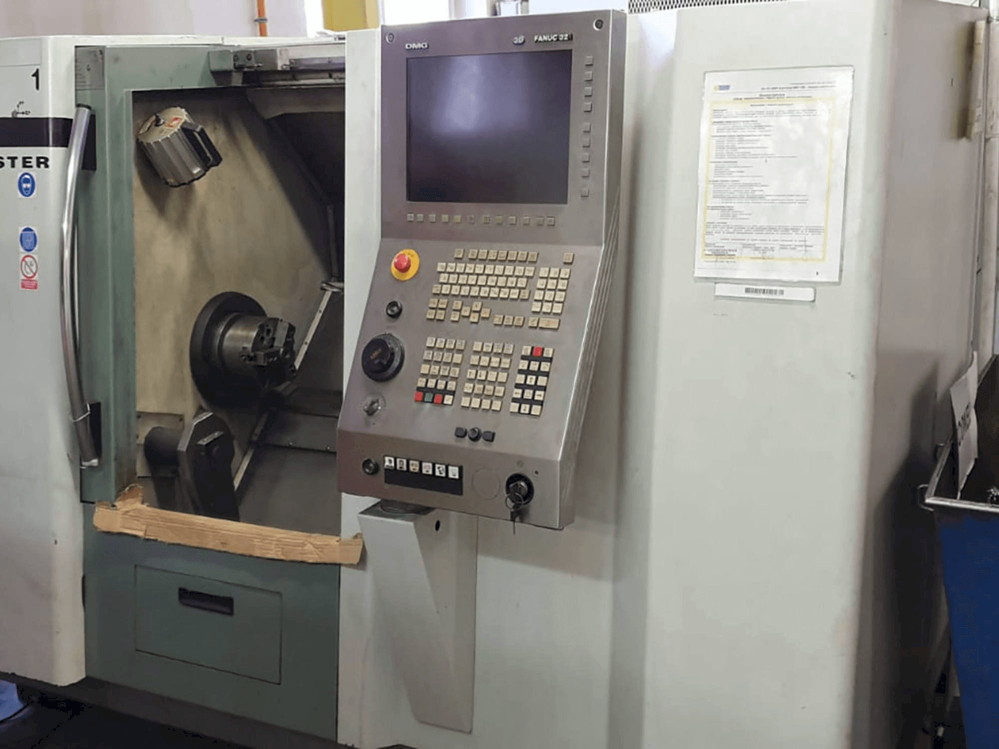 Vista frontal de la máquina Gildemeister CTX 210