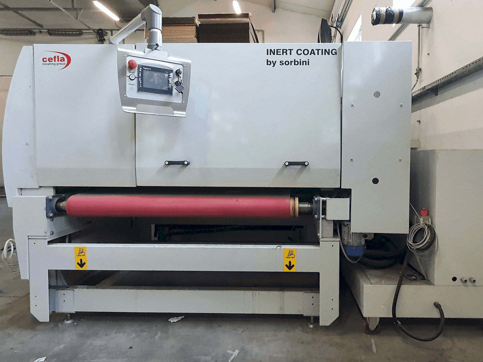 Vista frontal de la máquina CEFLA INTER-TEC